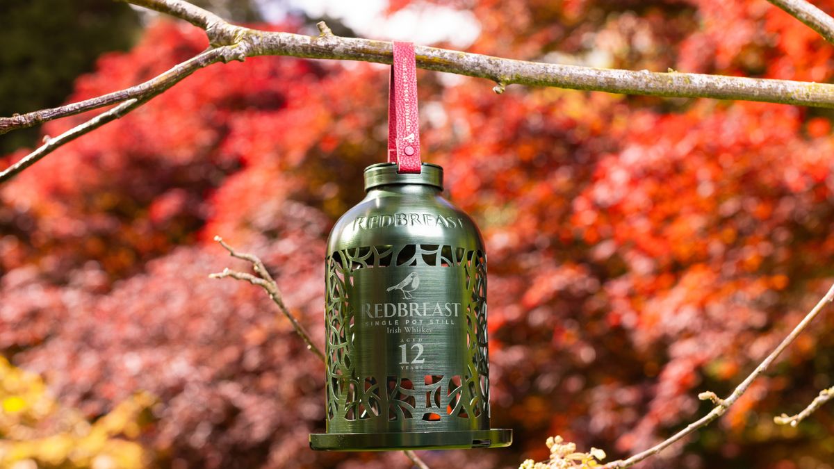 Redbreast Irish Whiskey Unveils Forest Green Bird Feeder Edition of its Redbreast 12 Year Old